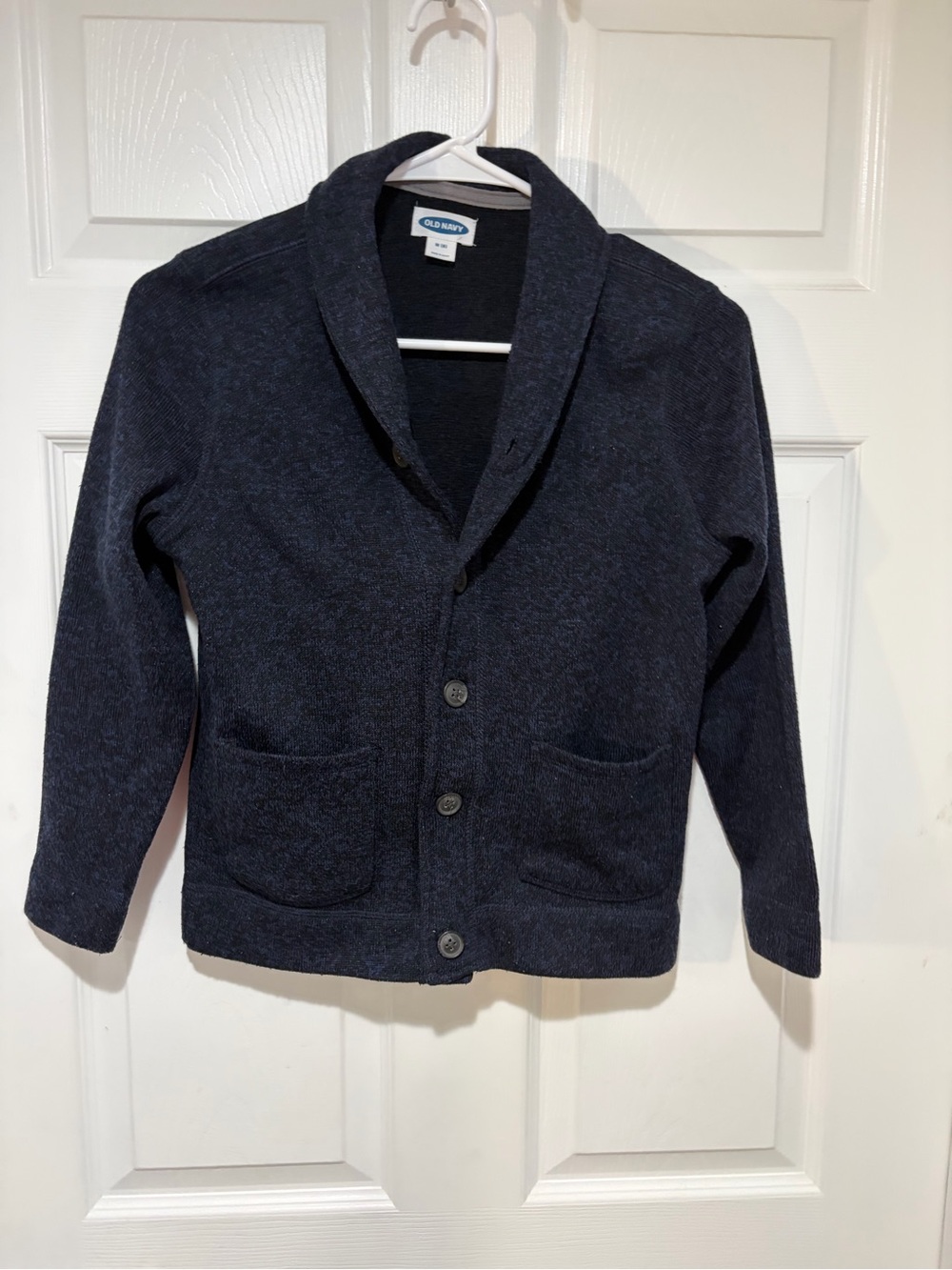 OLD NAVY Kid’s Dark Navy Shawl Collar 5 Button Cardigan Jacket